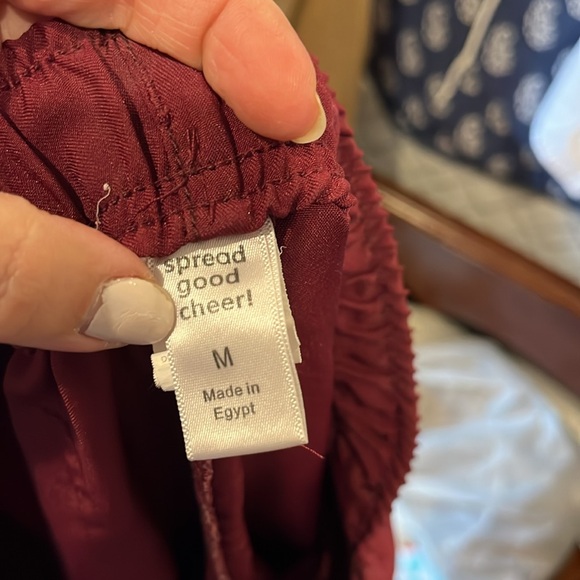 Maroon scrub pants - Picture 5 of 5